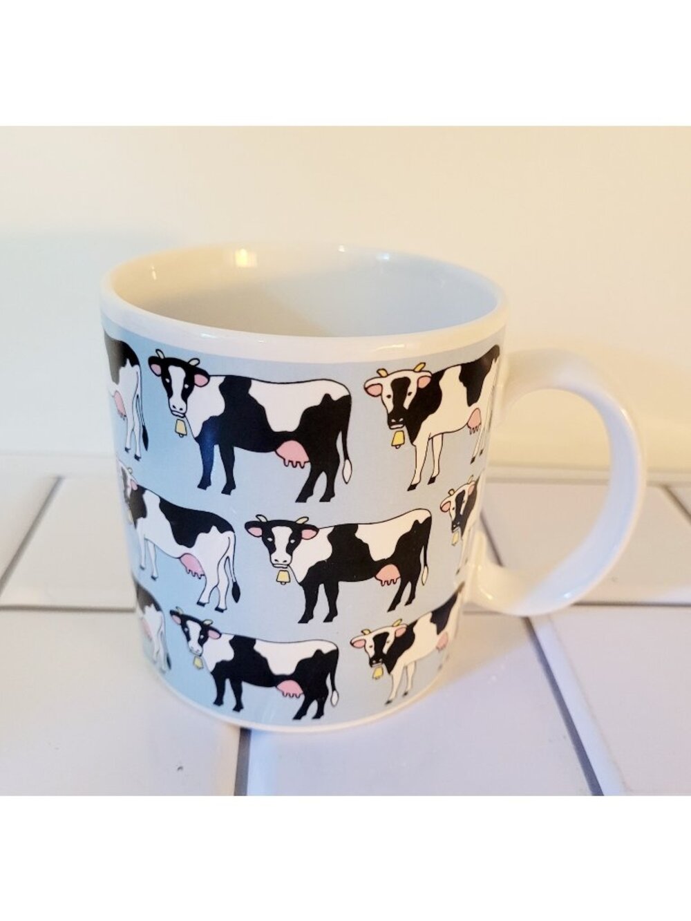 Russ Cow Coffee Mug Vintage Cup Cows Farm Country Decor